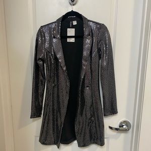 H&M Glitter Sequin Blazer NWT